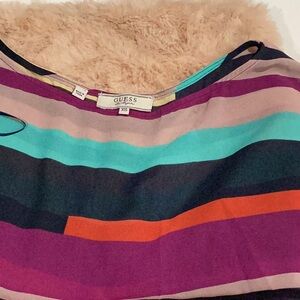 Guess Striped Multicolor Top